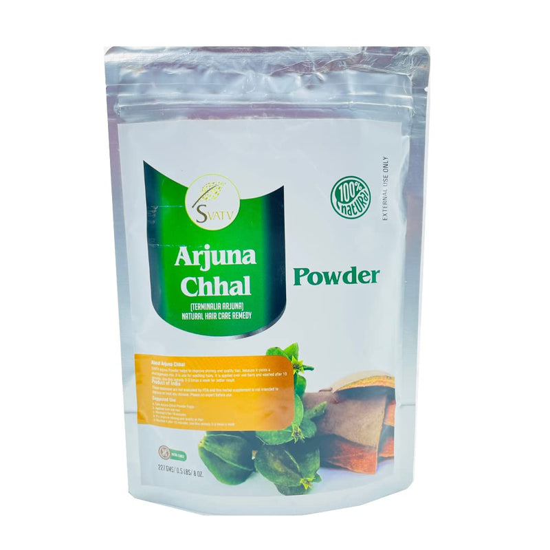 [Australia] - SVATV Arjuna Powder | Terminalia Arjuna | Antioxidant | Good For Healthy Skin | Improves The Moisture Content | No Added Artificial Flavours. No Chemical preservatives | Size - 227g, 8oz, Half Pound 