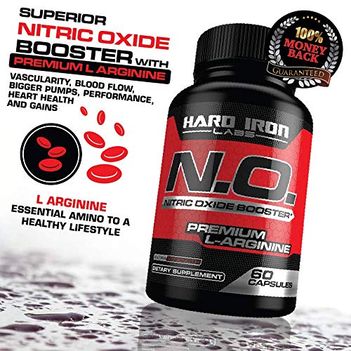 [Australia] - N.O. Nitric Oxide Booster with L-Arginine, L-Citrulline, Beta Alanine, AAKG - Non-GMO, Gluten-Free, Vegan - Pre-Workout Supplement for Muscle Growth, Stamina, Energy, Pumps, Vascularity - 120 Capsules 120 Count (Pack of 1) 