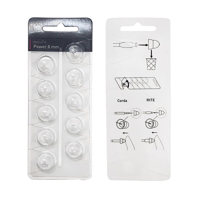 Power Minifit Domes for Oticon Hearing Aids (XS (6 mm) XS (6 mm)