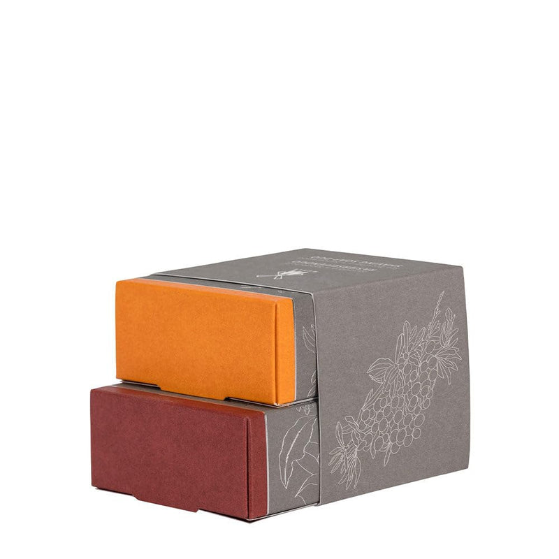 [Australia] - MÜHLE shaving soap duo - shaving soap for all skin types - gentle, fruity, vegan - 2x 65 g - sea buckthorn and sandalwood 