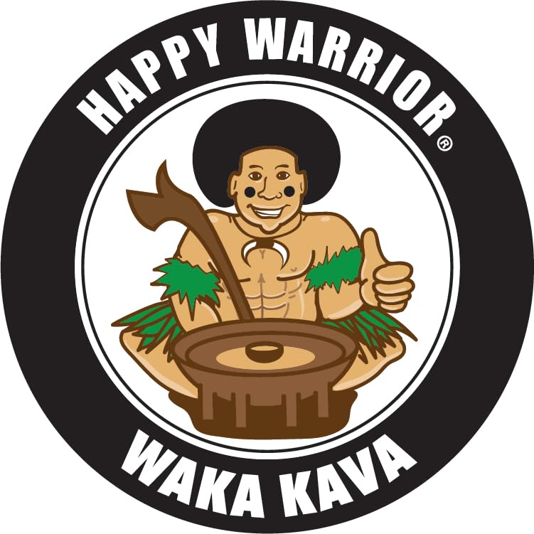 [Australia] - Happy Warrior Kava Powder - Premium Noble Waka Kava from Fiji - 8 oz 