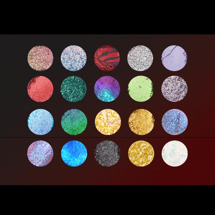 [Australia] - 1PC Qianyan 16/24 Colors Eyeshadow Palette, QianYan Eyeshadow Multichrome Shimmer Matte Facial Highlighter Eyeshadow Palette (FuSheng, 16 Colors) FuSheng 0.56 Ounce (Pack of 1) 