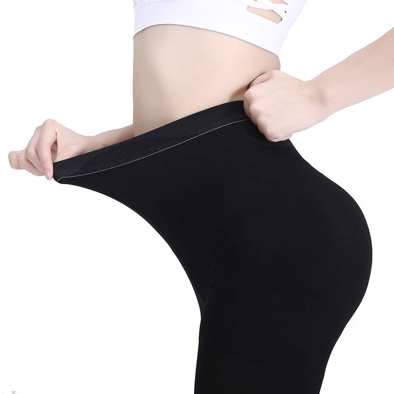 [Australia] - AMZAM¬Æ Medical Compression Pantyhose for Women & Men, 15-20 mmHg Graduated Compression Leggings, Opaque Footless Waist High Compression Stockings for Edema, Varicose Veins, Post Surgery, Black 3XL 3X-Large 15-20mmhg Footless Black 