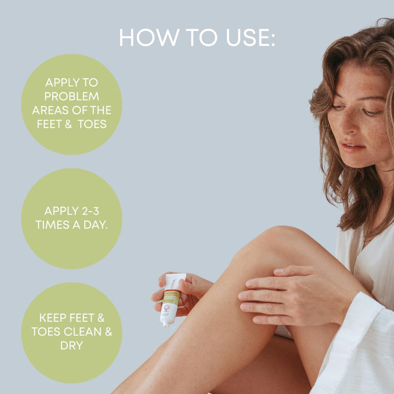 Kolorex® Foot & Toe Care Cream (25g), Remedy for Athlete's Foot, Natural ingredients, Effectively rebalance yeast, Hygienic best