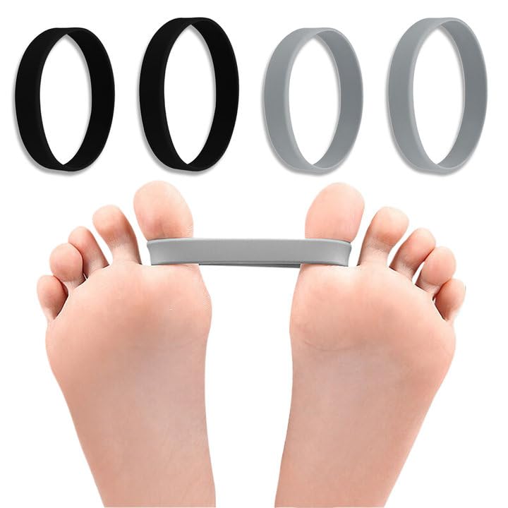 [Australia] - Hallux Valgus toe separator training band for the toe - correction set of 4 for men and women to relieve pain from bunions 