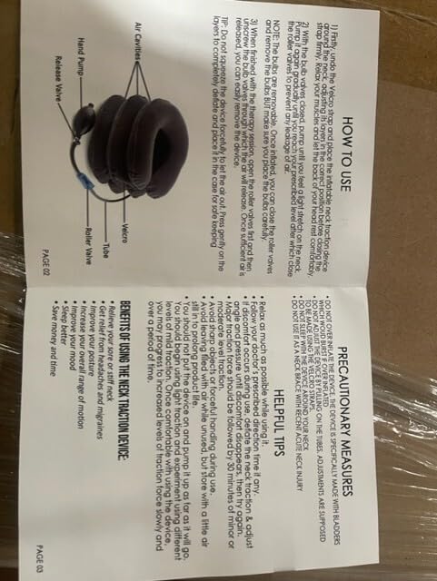 [Australia] - Cervical Neck Traction Device Pro - Adjustable Neck Support and Neck Stretcher for Spine Alignment and Neck Pain Relief Neck Brace Pro 