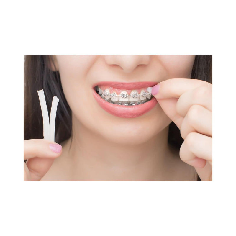 [Australia] - Pack of 10 50 strips braces wax, orthodontic wax for braces, strips dental wax orthodontic tooth wax, braces wax to relieve irritation pain 