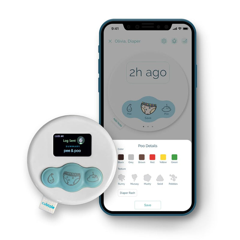 [Australia] - Smart Pee & Poop Tracker - Diaper Cub: On-The-Spot One-Press Baby Care Logger, Reminders, Notifications, Routines, Multiple Caregivers, Pediatrician & Expert Support 