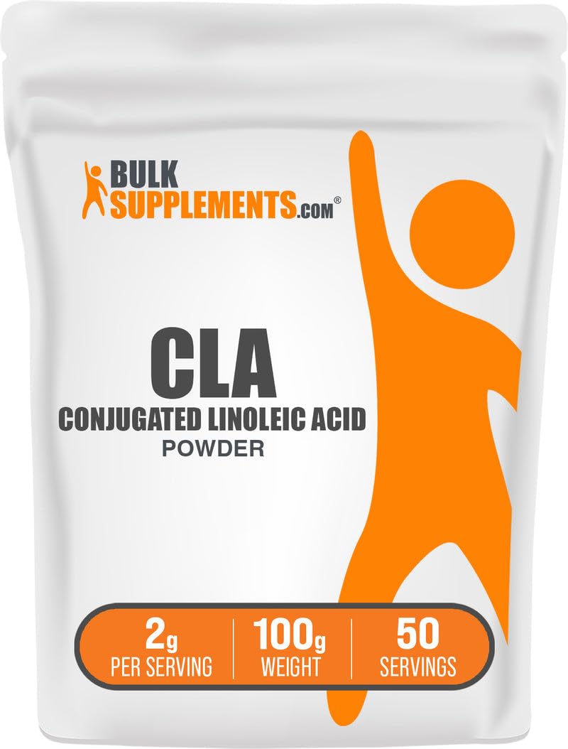 [Australia] - BulkSupplements.com Conjugated Linoleic Acid Powder - CLA Supplement, Nutritional Supplement - Gluten Free, 2g Per Serving, 100g (3.5 oz) (Pack of 1) 3.52 Ounce (Pack of 1) 