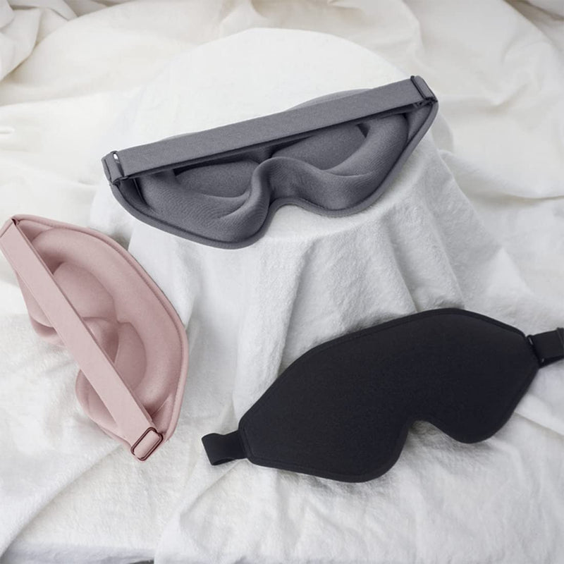 [Australia] - Sleep Mask, 3D Deep Contoured Eye Covers for Sleeping, 99% Block Out Light Eye Mask,Zero Pressure Cup Blindfold for Men Women, with Adjustable Strap for Sleeping, Yoga, Traveling (Pink) Pink 