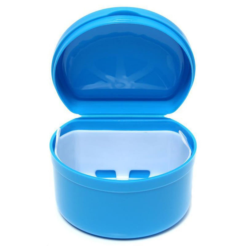 [Australia] - ROSENICE Denture Box Orthodontic Prosthesis Teeth Storage Box with Hanging Net (Random Color) 