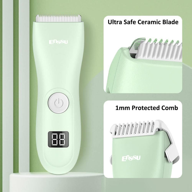 [Australia] - Baby Hair Clipper, Quiet Hair Trimmer for Kids and Children, Waterproof Rechargeable Cordless Haircut Kit for kids 