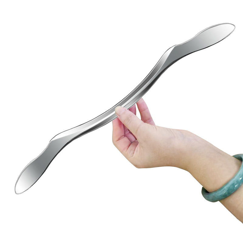 BYYDDIY Stainless Steel Gua Sha Muscle Scraper Scraping Massage Tool,IASTM Tools, Great Soft Tissue Physical Therapy Used for Back, Legs, Arms,Neck (L-bar) L-bar