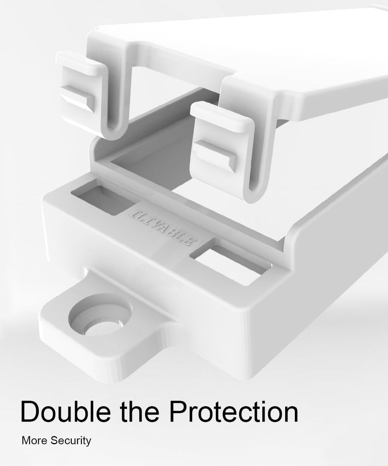 [Australia] - Light Switch Guard, ILIVABLE Child Proof Switch Plate Cover Prevents Kids or Accidental Turned On/Off Switch While Allowing Access (White, 2 Pack) 