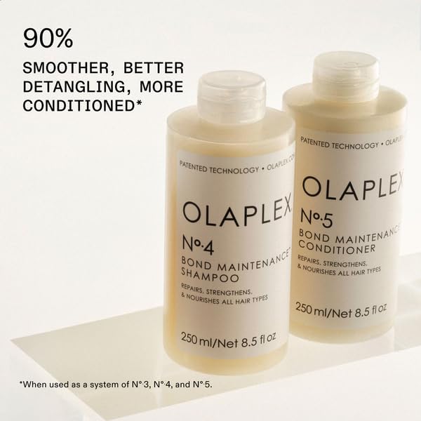 OLAPLEX Wash & Shine Hair Kit | Shampoo & Conditioner Set, Bonding Oil