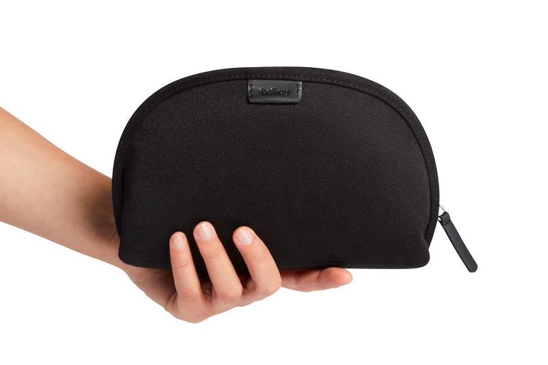 Bellroy Classic Pouch, Everyday kit, Leather and Woven Fabric (pens, Cables, Cosmetics, Personal Items) Melbourne Black