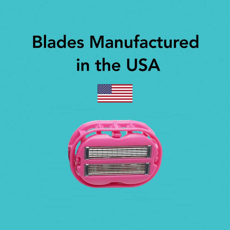 [Australia] - Classic Omnishaver - Pink - The Fastest Way to Shave Head, Legs, Arms, Body | An Alternative to Disposable Shaving Razors Self Cleans & Strops During Use with Durable Blade, Bald Head Shaver for Women 1 Count (Pack of 1) 