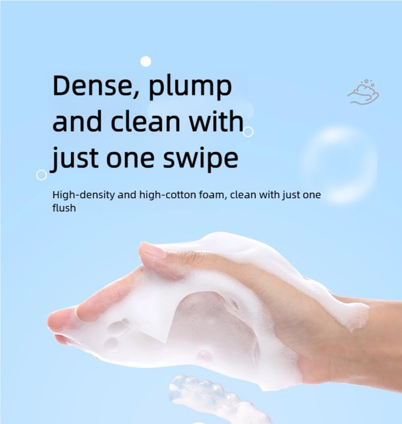 YANDY Braces Cleaning Foam,Cleaner Compatible Invisible and All Clear Aligners & Retainers,Fights Bad Breath,Comes with soaking box-70ml