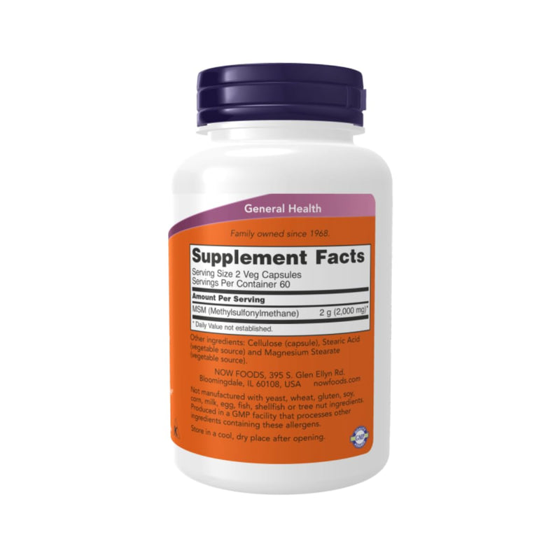 [Australia] - Now Foods, Msm 1000mg, 120 Capsules 