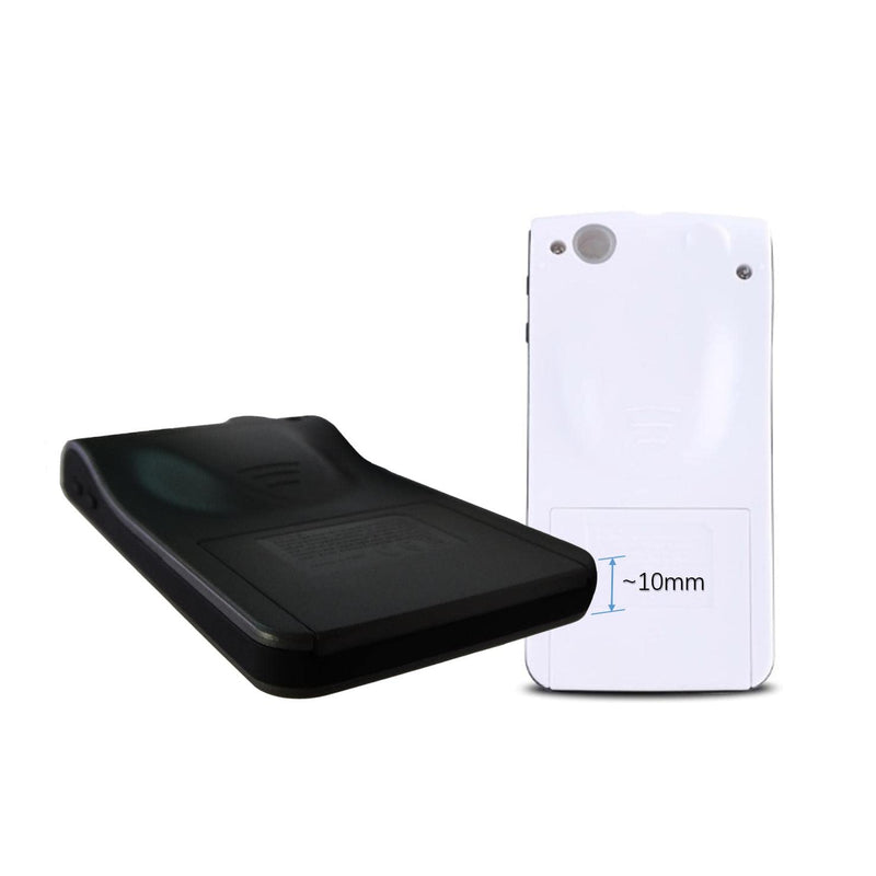 Alcohol Test with Large 2.2'' 3 Color Display. Ultra Thin 12mm Thick Portable Breath Analyzer. Rechargeable with 200 Memories & Perpetual Calendar; Low Standby (Multicoloured)