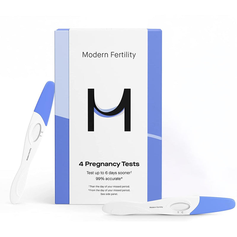 Modern Fertility Ovulation & Pregnancy Test Bundle, Identify Fertile Days, Predict Ovulation, and Detect Pregnancy Early, 20 Strips & 4 Tests
