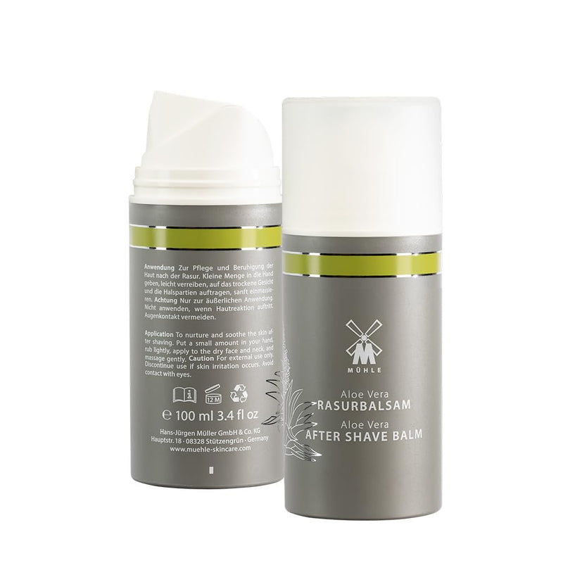 [Australia] - MÜHLE After Shave Balm - shaving balm with aloe vera for sensitive skin - gentle & nourishing - 100 ml 