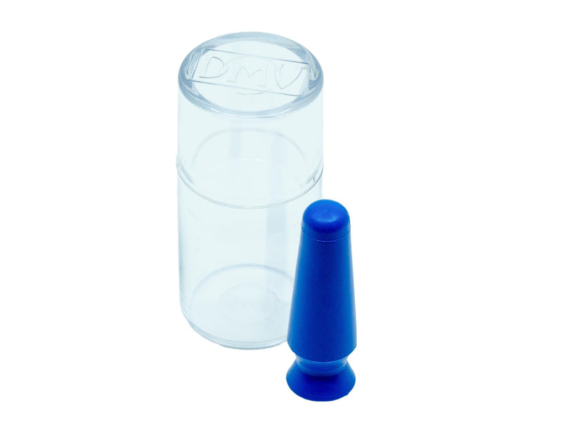 [Australia] - DMV Scleral Cup Lens Inserter Pack of 6, Ventless Contacts Inserter Tool for Scleral Lenses, Hard Contact Lenses, and Prosthetic Eyes, Applies Contacts Safely, Comfortably & Hygienically Cobalt Blue, 6pk 