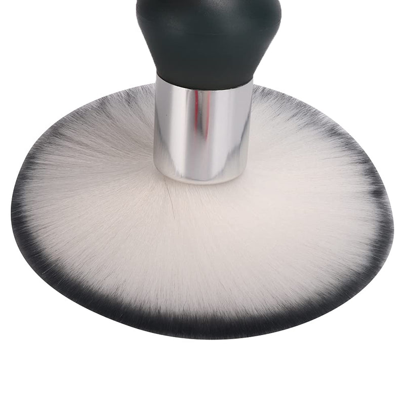 Professional Neck Duster Brush, Ultra Soft Barber Hair Sweep Brush Broken Hair Cleaning Brush Neck Face Brush Hairbrush Hair Styling Tool(Gray)