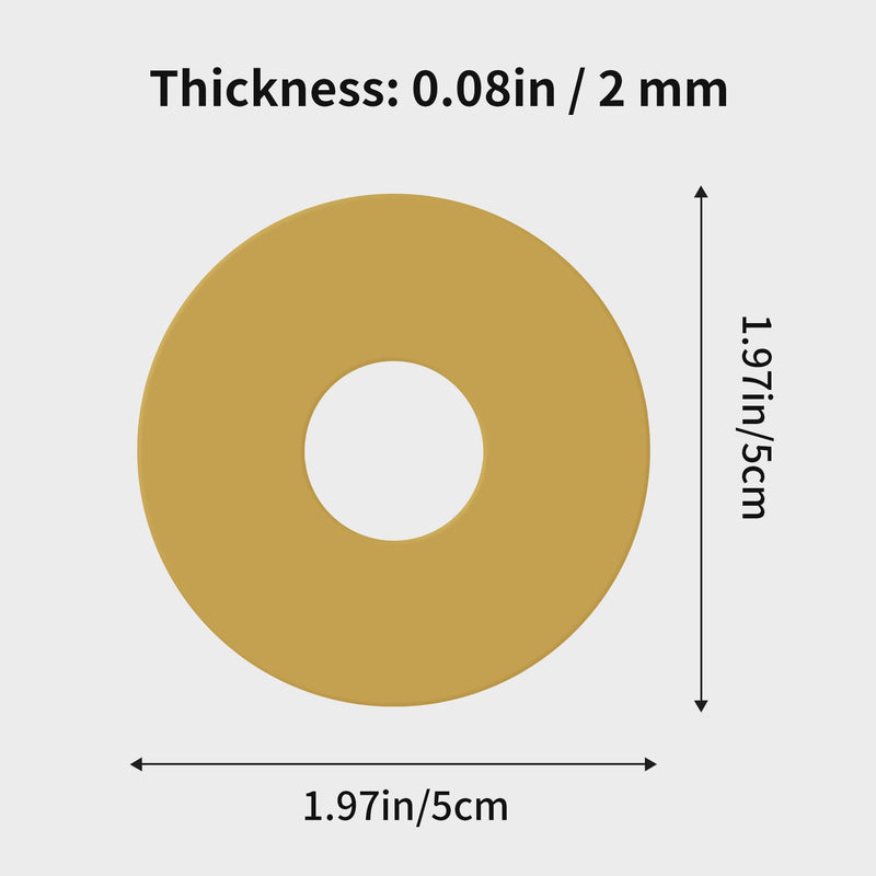 [Australia] - 10Pcs 2mm Ostomy Barrier Rings, Moldable Ostomy Rings, Hydrocolloid Skin Extender Rings for Colostomy Bags,Sting-Free Ostomy Supplies 