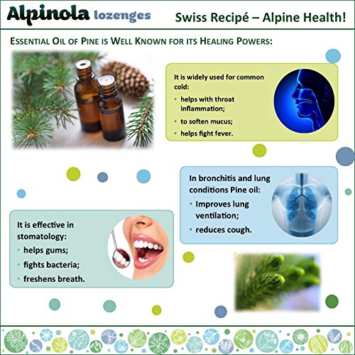 [Australia] - Alpinola Lozenges, Menthol, 20 Herbs and Vitamin C, Sugar Free Stevia, 17 Count Stevia Sugar Free 