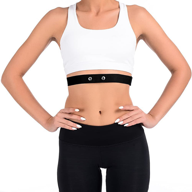 [Australia] - Heart Rate Monitor Chest Strap fits for Polar H7 H9 H10 Wahoo Tickr Garmin HRM,Multi-Packs Standard Black-1pack 