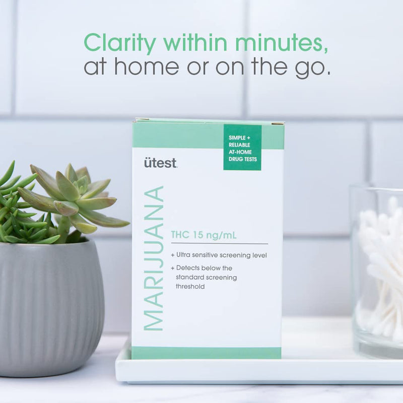 [Australia] - THC 15 ng/mL Home Drug Test Strips - Easy-to-use, Low Detection THC Test Kit, Single Use (4-Pack) 
