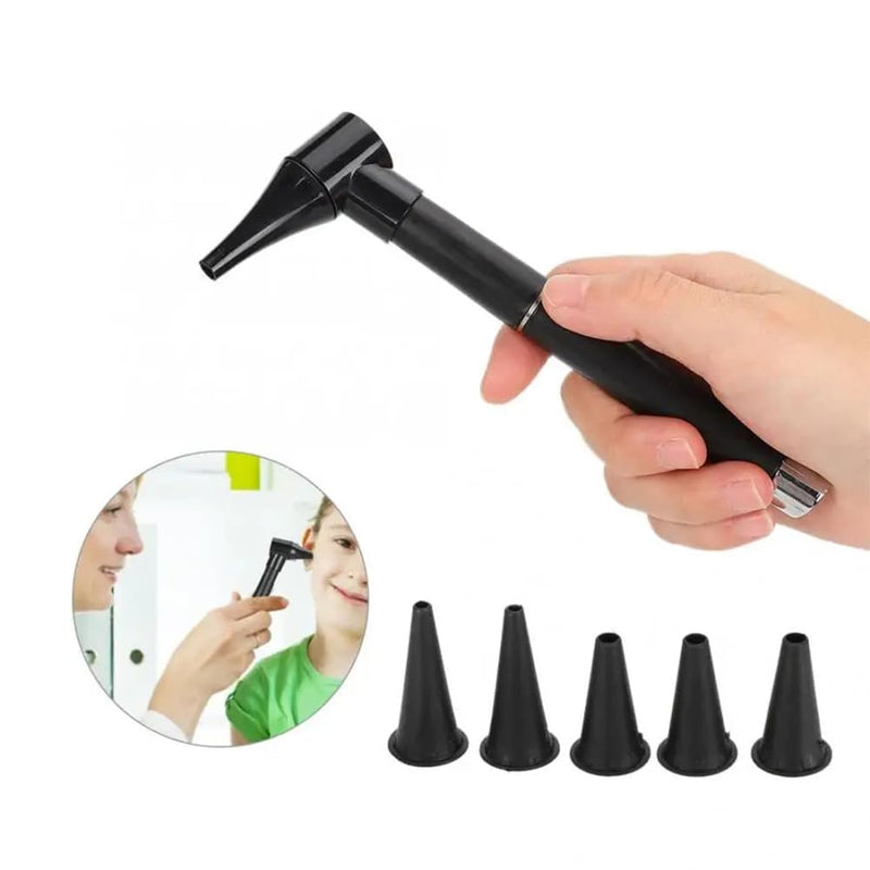 [Australia] - Mini Otoscope, 3X Otoscope with LED, Otoscope, Portable Otoscope, Portable Ear Care, Suitable for Doctors, Nurses and Family Use, Without Batteries 