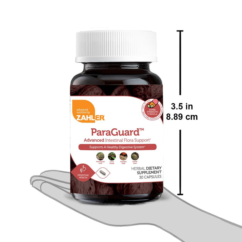 [Australia] - Zahler - ParaGuard Capsules - Gut Health Supplement - Formula has Wormwood, Garlic Bulb, Pumpkin Seed, Clove & More - Natural Support for Humans - Certified Kosher 30 count 30 Count (Pack of 1) 