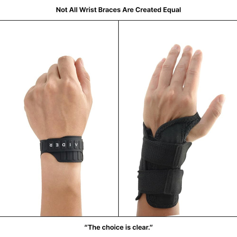 [Australia] - Aider MagGrip Waterproof Wrist Brace – Magnetic Strap, Quick Wear, Free Size, Fits Left & Right – Pain Relief for TFCC, CTS, Carpal Tunnel, Injury Recovery (White) White 