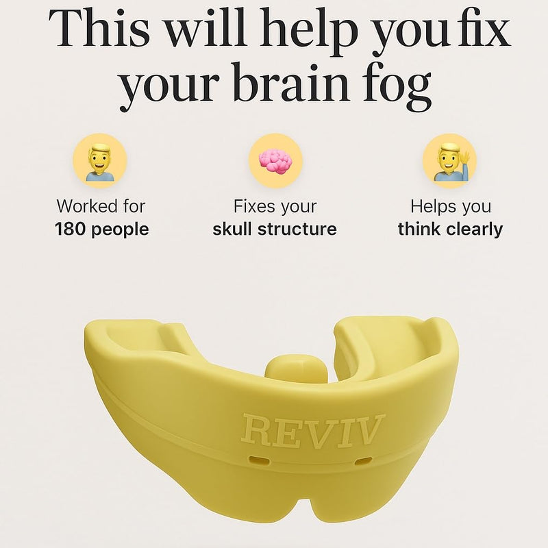 [Australia] - Reviv R2 Mouth Guard for Teeth Grinding & Clenching (Large) – Soft Silicone Night Guard, Pre-Formed Fit, Case Included – for Standard & Wide Jaws Large (Adults) 