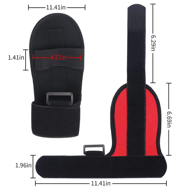 1pc Hand Fist Finger Gloves for Stroke Brace Rehabilitation Training Equipment Finger Auxiliary Gloves Hand Brace for Hemiplegia Elderly Athlete Finger (red) red