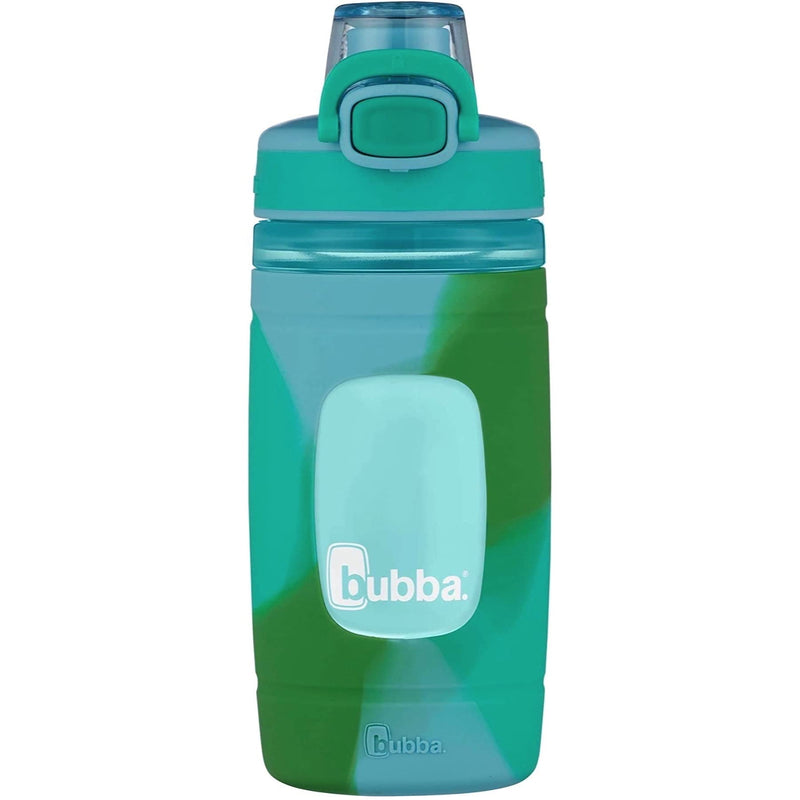 [Australia] - Bubba Flo Kids Water Bottle with Silicone Sleeve, 16oz., Rock Candy and Kiwi 16oz (Pack of 1) Kiwi Color Wash 