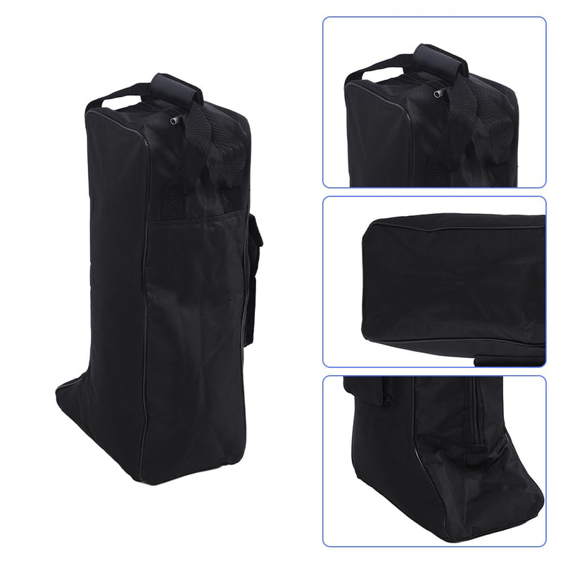 Cowboy Boot Bag for Travel - Holds Up to 8 Pairs Fits Boots Up to 13" Tall | Oxford Cloth, Waterproof, Zipper | Boot Bag for Equestrian, Western, Riding Boots | Men & Women for Travel & Storage
