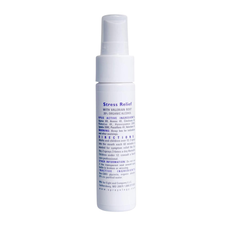StressRelief Homeopathic Oral Spray, Natural Stress & Worry Support, Fast-Acting Mood & Irritability Relief, Vegan, Gluten-Free, Lactose-Free, 30-Day Supply (1.38 fl oz)