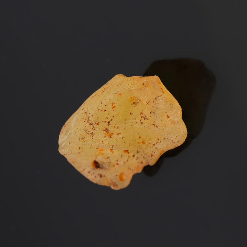 Natural Raw Libyan Desert Glass Tektite Stone, Genuine Libyan Gold Tektite Rough Stone, Wicca & Reiki Healing Crystals, Meteorite Gems Collector Specimen (32x24x16mm)