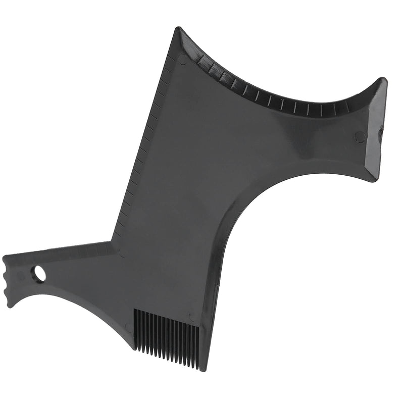 [Australia] - Beard styling comb, flexible stencil comb/contour comb/beard shaving comb, beard shaping and styling tool with integrated comb 