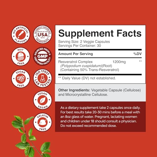 Bundle of Youthful Trans Resveratrol Supplement and Vitamin B3 Nicotinamide 500mg Capsules - With AMPK Activator Brain Booster Immune Support - Mitochondrial Energy and Potent Skin Supplement