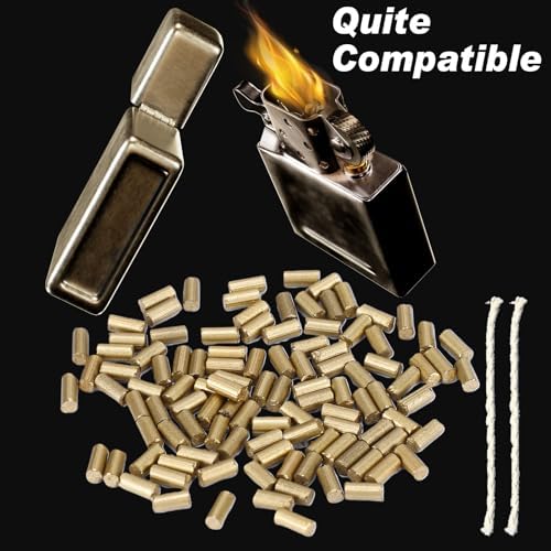 [Australia] - DEWEL flint lighter striker, flint lighter replacement, lighter refill, lighter fuel, lighter flint refills, gas lighter refill, torch striker, flint stone for Petrol or Gas Lighter, with wick 