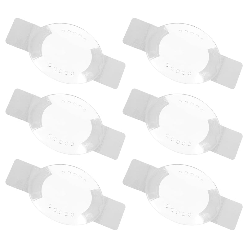 [Australia] - Eye Shield After Cataract Surgery 6Pcs Plastic Eye Patch Comfortable Clear Eyes Patch with Ventilation Holes for Children Adults After Surgery Eyes Protection 