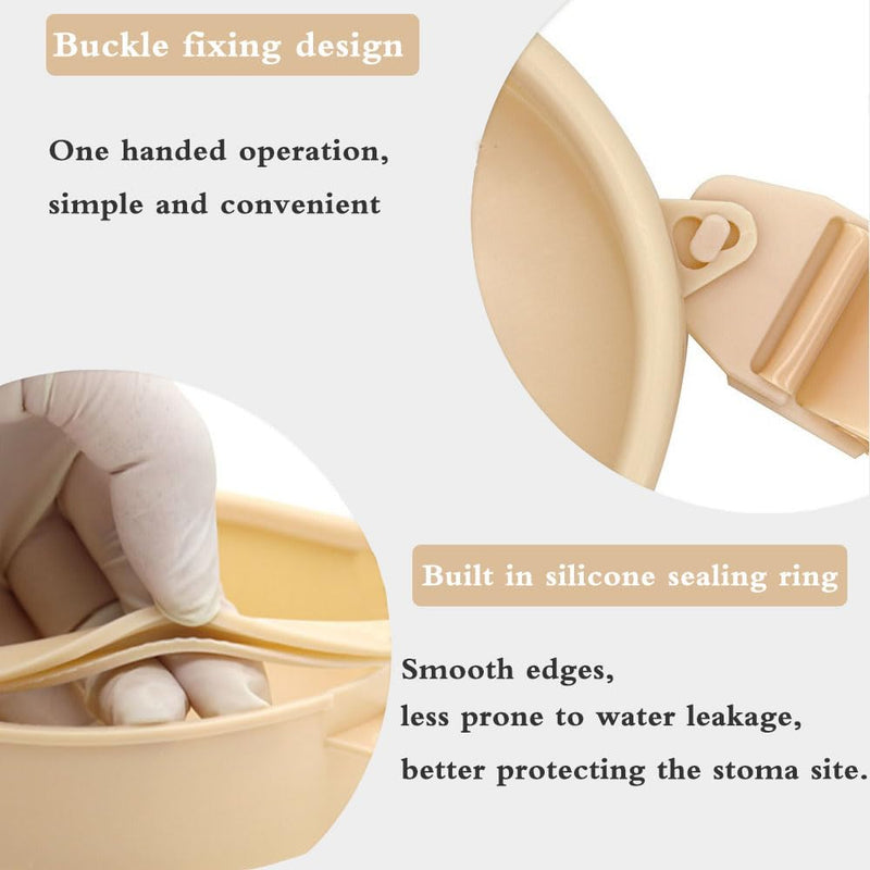 [Australia] - Ostomy Shower Cover Ostomy Supplies for Shower Protection of Colostomy (Skin) Skin 
