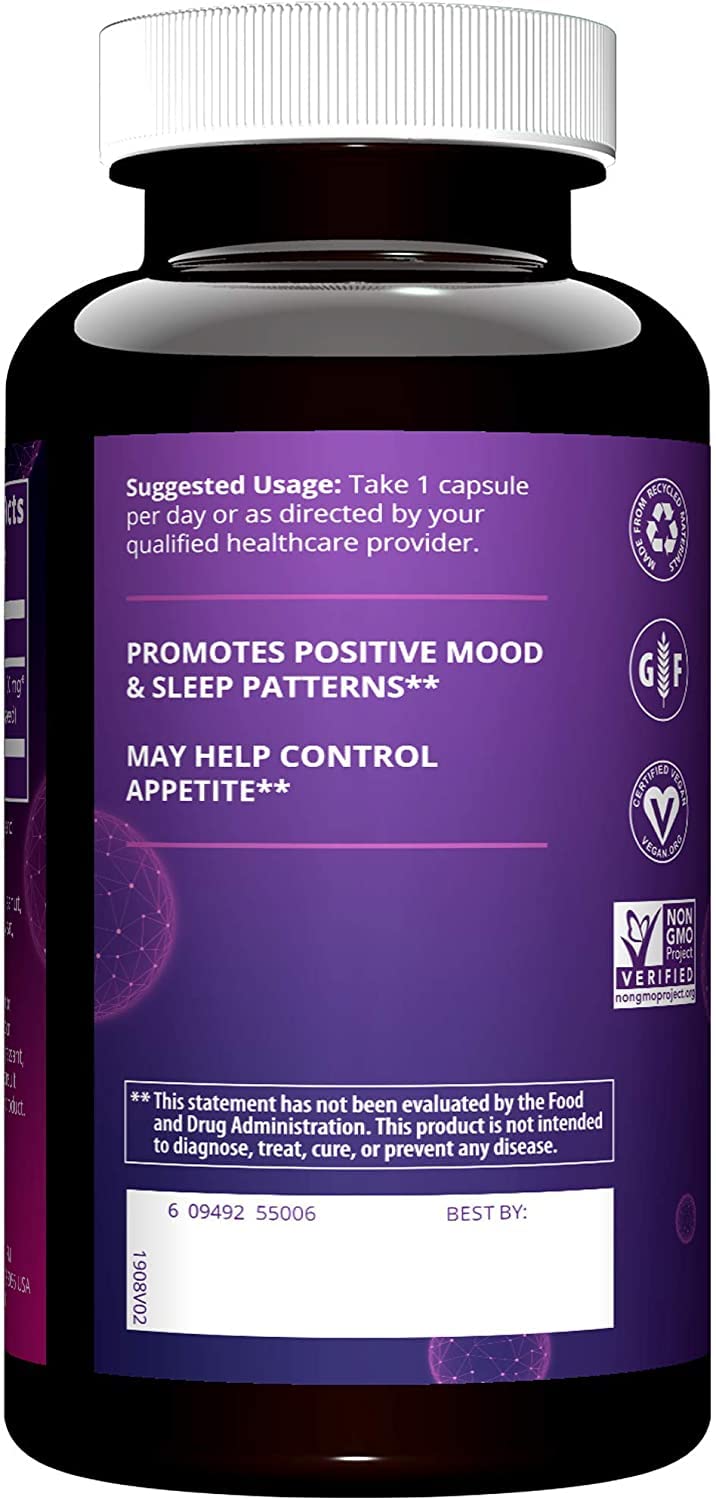 [Australia] - MRM - 5-HTP 100mg (Griffonia Bean Extract) Purity Assured by HPLC 60 Vcaps 