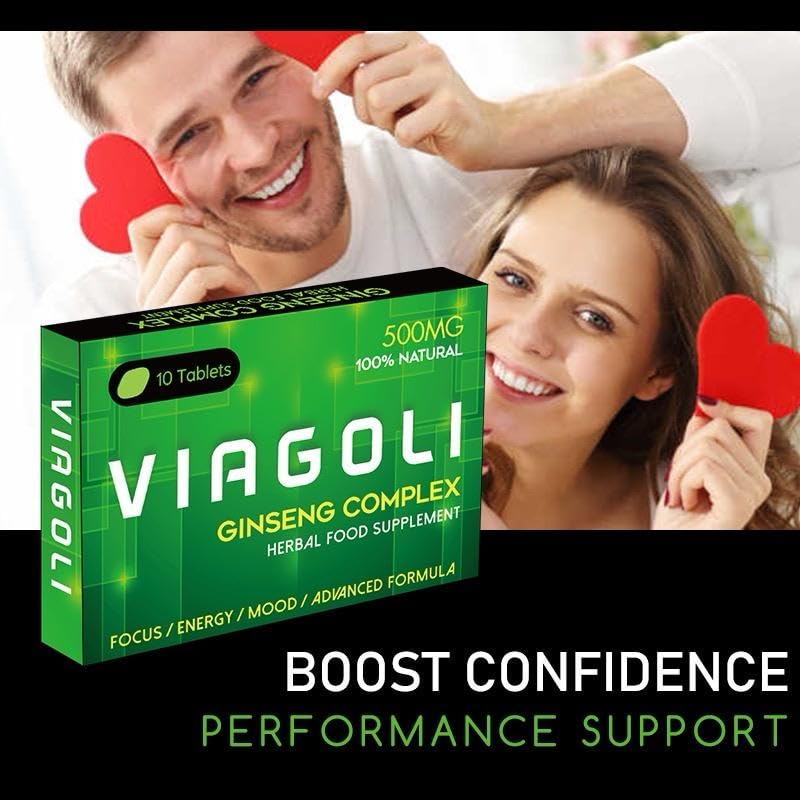 Green Ginseng Complex for Men – 10 Tablets – Natural Fast-Acting Herbal Supplement to Support Stamina Vitality Strength and Energy – Powerful Daily Wellness Formula for Performance