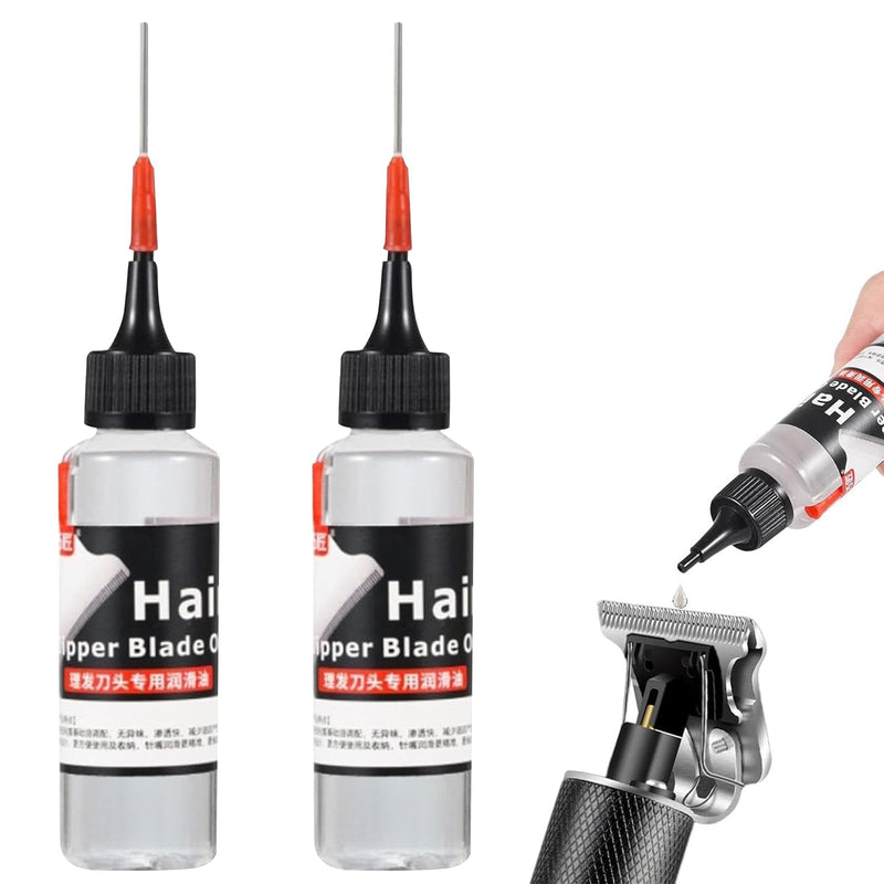 [Australia] - Hair clipper oil 2 pieces shaving head oil shaving head oil for hair clippers hair clipper oil hair clipper oil lubricating oils friction reducing trimming oil (60 ml) 