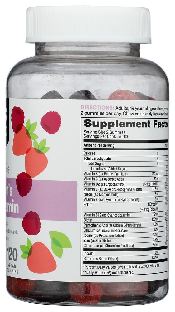365 by Whole Foods Market Women's Multivitamin Gummy, 120 CT
